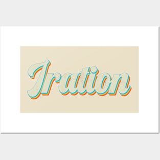 vintage color iration Posters and Art